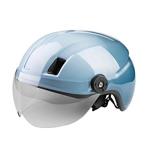 Mountain Bike Helmet : Helmet bike adult MTB Cycle Helmet，Allround Helmets With Detachable Magnetic Goggles Visor Shield General Shock Absorption Protection For Men And Women To Protect Head Safety
