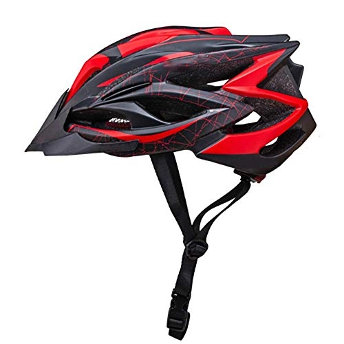 Mountain Bike Helmet : Helmet Bike Helmet Bicycle Helmet Cycling Helmet Professional MTB Mountain Road Helmet Racing Bike M Matt Red 4
