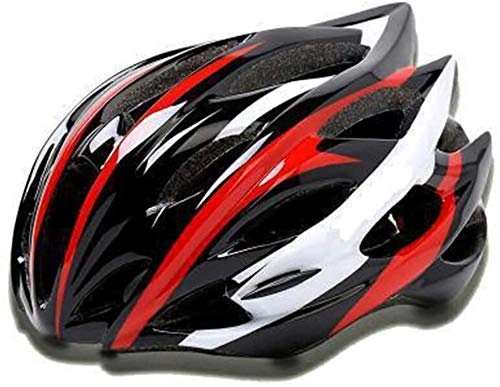 Mountain Bike Helmet : helmet Mountain bike helmet scooter men and women safety protection riding CE certification anti-shock 24 mouth ventilation insect net, motorcycle helmet (Color : A)