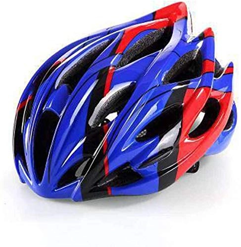 Mountain Bike Helmet : helmet Mountain bike helmet scooter men and women safety protection riding CE certification anti-shock 24 mouth ventilation insect net, motorcycle helmet (Color : D)