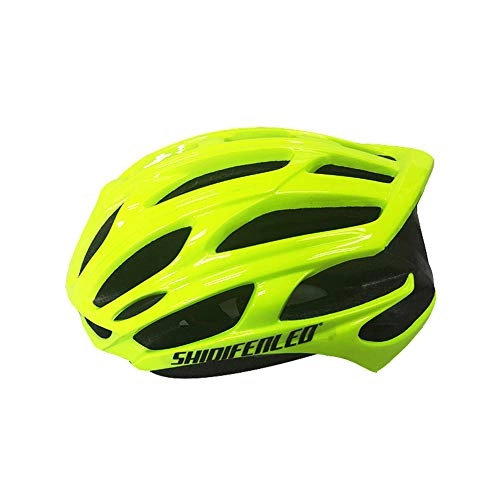 Mountain Bike Helmet : HELMET Unisex Adult Bike, Adjustable Size Savant Road Bicycle Safety Riding Specialized Road Bike Accessories for Men Women Riding Cycling Mountain Biking (Fluorescent Green)