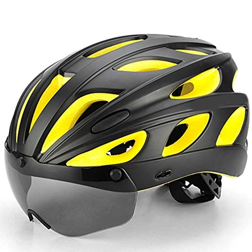 Mountain Bike Helmet : Helmet Yuan Ou Bicycle Helmets Integrally-molded Ultralight Magnetic Mtb Mountain Road Cycling Bike Helmets 56-62cm BY 1
