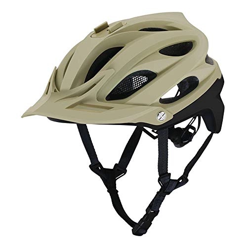 Mountain Bike Helmet : Helmet Yuan Ou Camera Installable Bicycle Helmet MTB OFF-ROAD Cycling Bike Sports Safety Helmet Super Mountain Bike Helmet khaki DarkKhaki