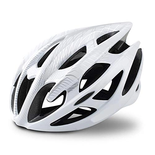 Mountain Bike Helmet : Helmet Yuan Ou Cycle Helmet Mountain Bike Bicycle Cycling Superlight 21 Vents Ultra-light Breathable Mtb Road Safety Helmet M white