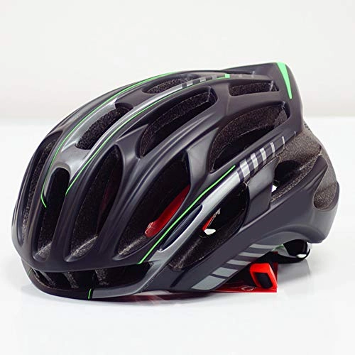 Mountain Bike Helmet : Helmet Yuan Ou Mtb Bike Cycling Helmet Warning Light Bicycle Helmet Cycling Capacete De Ciclismo l blk gren 11
