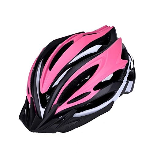 Mountain Bike Helmet : Helmet Yuan Ou MTB Mountain Bicycle Helmet Men Women - Ultralight Helmet Bike Pink Integrally Molded Helmets OFF-ROAD Mountain Bike Helmet pinkblack