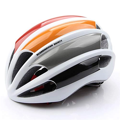 Mountain Bike Helmet : Helmet Yuan Ou Triathlon Racing Bike Helmet Eps+pc Safety Mtb Road Bicycle Helmet Integrally Molded Cycling Helmets 57-61cm orange 3