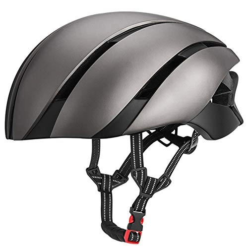 Mountain Bike Helmet : Helmet Yuan Ou Ultralight Bike Helmet Cycling Eps Integrally-molded Helmet Reflective Mtb Bicycle Safety Hat For Men Women 57-62cm 2