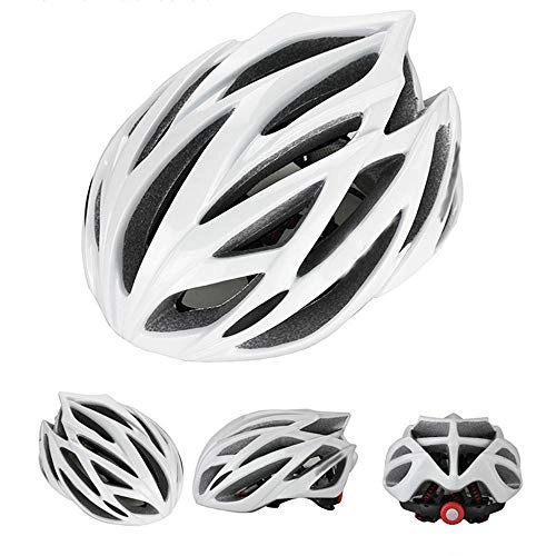 Mountain Bike Helmet : HKRSTSXJ Bicycle Helmet for Men And Women One-piece Mountain Bike Riding Helmet Comfortable and Safe Breathable Helmet (Color : White)