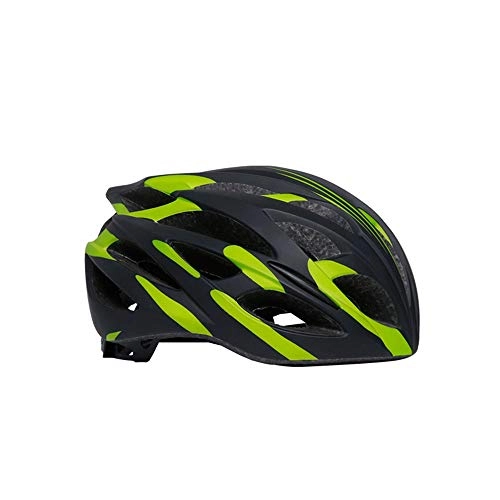 Mountain Bike Helmet : HKRSTSXJ Cycling Helmet Integrated Green Yellow Bicycle Equipment Helmet Men and Women Mountain Bike Helmet