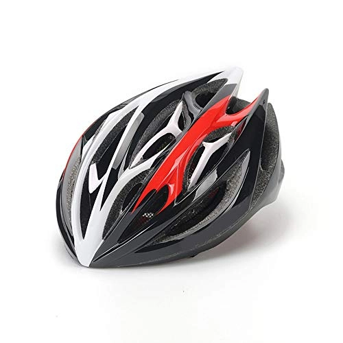 Mountain Bike Helmet : HKRSTSXJ Keel Mountain Bike Helmet Integrated Molding Helmet Riding Helmet Skating Helmet Men and Women (Color : Red)