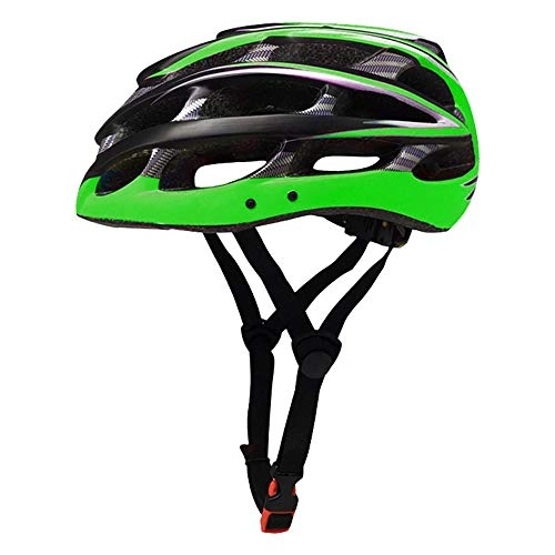 Mountain Bike Helmet : HKRSTSXJ One-piece Adult Mountain Sports Bike Riding Helmet Men and Women Safety Equipment Helmet Lightweight (Color : E blue, Size : L)