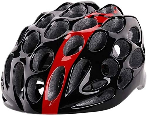 Mountain Bike Helmet : HNZS Helmet Bicycle Cycling Helmet Matte Men Women Bike Helmets Outdoor Sport Mountain Road Bike Integrally 56-61 cm Gloss-Black red 6