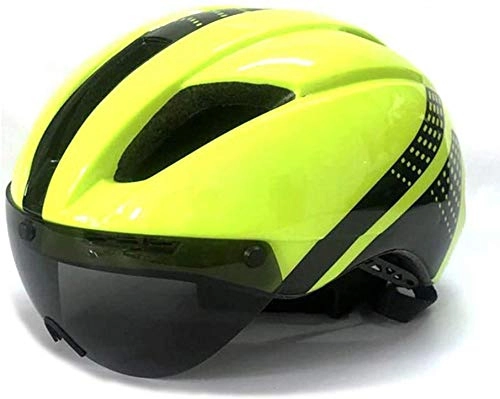 Mountain Bike Helmet : HNZSHelmet Downhill Cycling Helmet MTB Road Mountain Bike Helmet 56-61 cm Green in 3lens 3