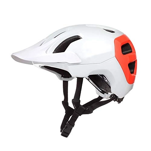 Mountain Bike Helmet : Hshihai White Mountain Bike Helmet, One-piece Hat, Bicycle Riding Helmet