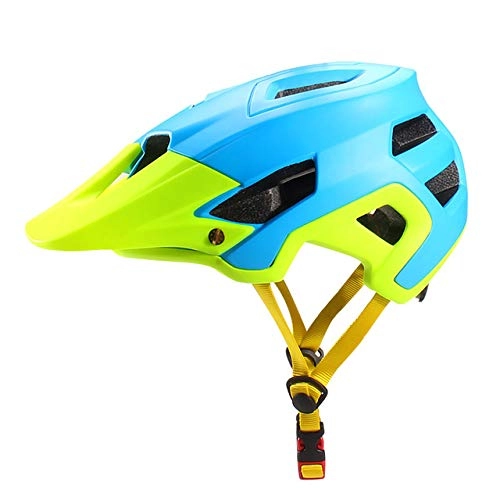 Mountain Bike Helmet : IAMZHL Helmet Mountain Bike Men Bicycle Helmet mtb Ultralight Road Helmet Integ-Molded Cycle cross BMX Cycling Helmet-333-blue-green