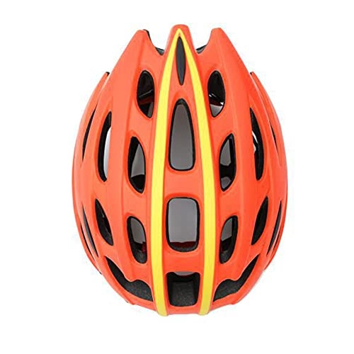Mountain Bike Helmet : InnerSetting Cycling Helmet for Adult 28 Vents Lightweight MTB Road Bike Helmet (Orange)