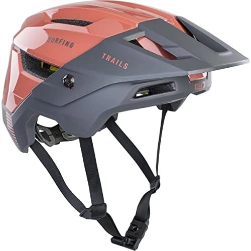 Mountain Bike Helmet : Ion Traze Amp MIPS Crimson MTB Bicycle Helmet Green / Grey / White 2022: Size: S (54-56cm)