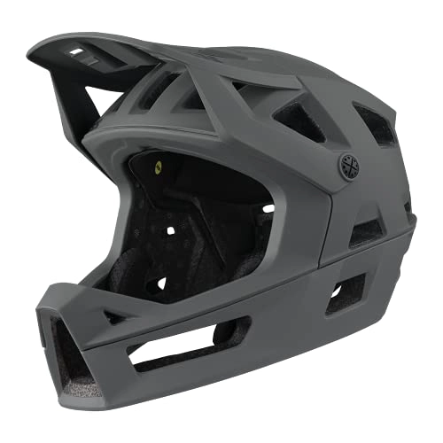 Mountain Bike Helmet : IXS Trigger FF MIPS Unisex Adult Full-Face Mountain Bike / BMX Helmet, Graphite, Large