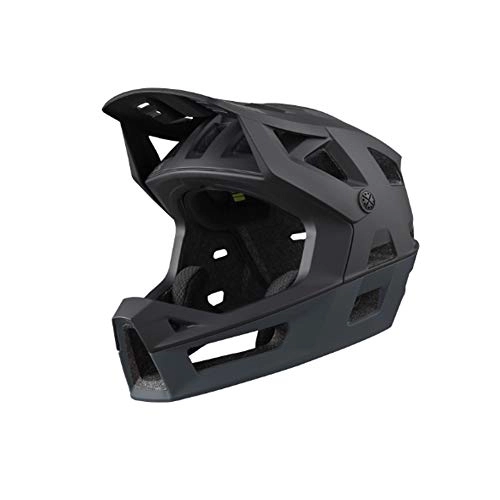 Mountain Bike Helmet : IXS Trigger FF Unisex Adult Mountain Bike Full Face Helmet, Black, SM (54-58 cm)