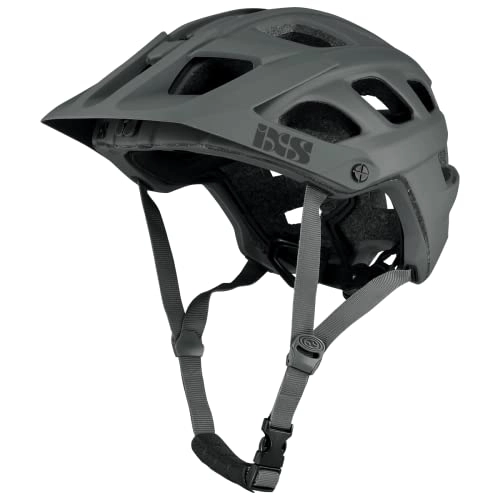 Mountain Bike Helmet : IXS Unisex_Adult RS EVO Trail Mountain Bike Helmet, Graphite, ML (58-62cm)