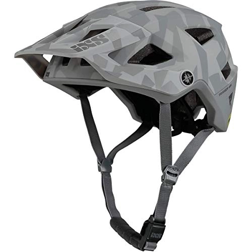 Mountain Bike Helmet : IXS Unisex_Adult Trigger AM Mips MTB Helmet-E-Bike / Cycle, Camo Grey, M