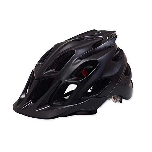 Mountain Bike Helmet : JFYCUICAN Helmet Cycling Helmet for Men Women Safety Mountain Bike Helmet PC Shell Helmet Protection Outdoor Sport Equipment (Color : Black, Size : L)