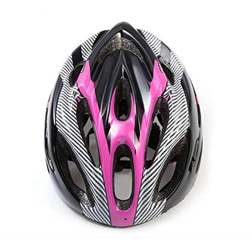 Mountain Bike Helmet : JFYCUICAN Helmet Cycling Helmet PC Shell Helmet Protection Safety Mountain Bike Helmet for Men Women Outdoor Sport Equipment (Color : Pink, Size : Free)