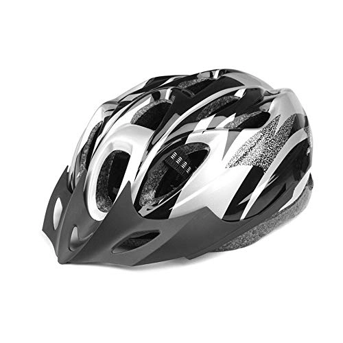 Mountain Bike Helmet : JFYCUICAN Helmet Mountain Bicycle Helmet 18 Air Vents Cycle Helmet Safety Helmet for Outdoor Sport Riding Bike Comfortable (Color : White, Size : Free)
