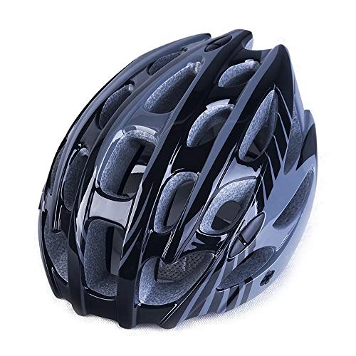Mountain Bike Helmet : JFYCUICAN Helmet Sports Outdoor Mountain Bike Helmet for Men Women Protection Head Adjustable Road Cycling Helmet Lightweight (Color : Black, Size : Free)