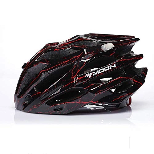 Mountain Bike Helmet : JJZD CE Certified Bike Helmet Ventilation Lightweight Cycling Helmet with Detachable Liner Road Mountain Adult Bicycle Helmet, (M, L) M55-58cm, M Lightweight And Durable (Size : MEDIUM)