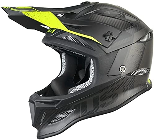 Mountain Bike Helmet : Just 1 Helmets Just1 Jdh Assault Black-Yellow + MIPS XXL Downhill / MTB / Enduro Helmet Unisex - Adult, Black-Yellow