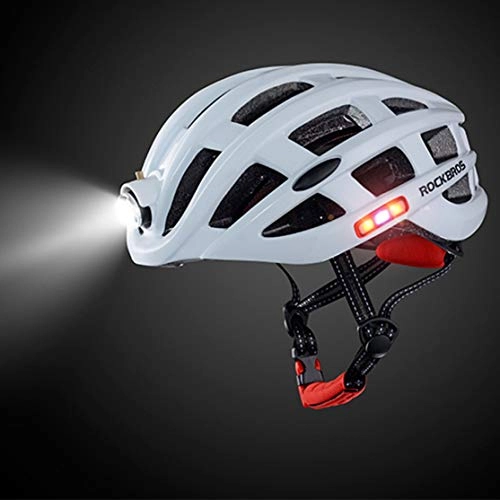 Mountain Bike Helmet : Kaemma ROCKBROS Outdoor Sports Helmet With Light Mountain Bike Riding Safety Helmet For Cycling Bike Bicycle Riding