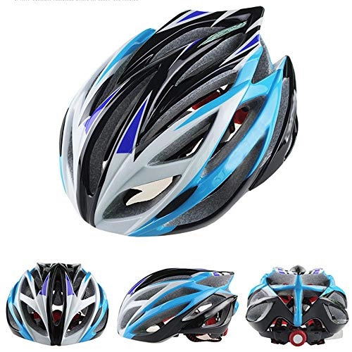 Mountain Bike Helmet : Kaper Go Bicycle Helmet For Men And Women One-piece Mountain Bike Riding Helmet Comfortable And Safe Breathable Helmet (Color : Blue)