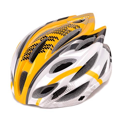 Mountain Bike Helmet : Kaper Go Bicycle Helmet Integrated Safety Helmet Mountain Bike Helmet Sports Extreme Helmet Men And Women (Color : Yellow)