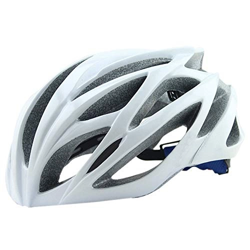 Mountain Bike Helmet : Kaper Go Bicycle Helmet Mountain Bike Helmet Integrated Helmet Helmet Helmet Men And Women Breathable Safety Helmet (Color : White)