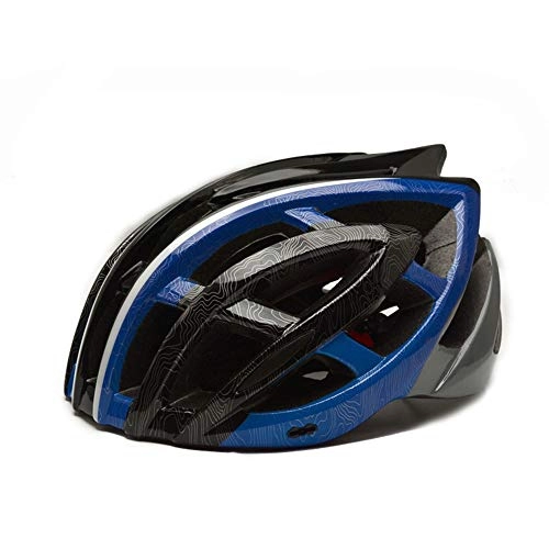 Mountain Bike Helmet : Kaper Go Cycling Helmet Integrated Mountain Bike Outdoor Riding Sports Safety Helmet Men And Women (Color : Blue)