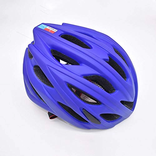 Mountain Bike Helmet : Kaper Go Cycling Helmet Light Men And Women Breathable Mountain Bike Helmet Light Single Piece Helmet (Color : Blue)