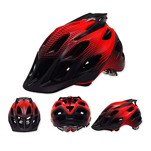 Mountain Bike Helmet : Kaper Go Male And Female Breathable Helmet Mountain Riding Helmet Bicycle Helmet Mountain Biking Helmet (Color : Red)