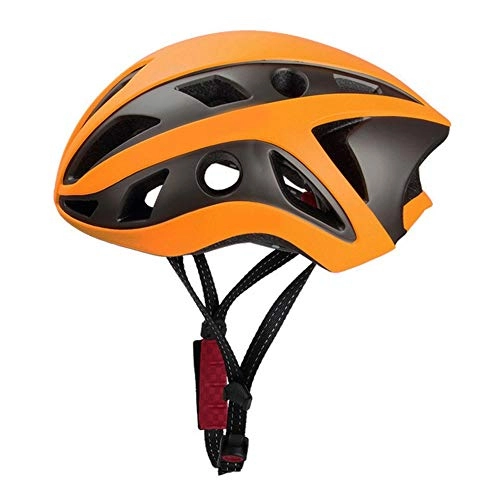 Mountain Bike Helmet : Kaper Go Mountain Bike Helmet Integrated Bicycle Helmet Riding Helmet Equipped With Adult Men And Women (Color : Orange)