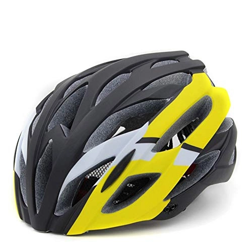 Mountain Bike Helmet : Kaper Go Outdoor Supplies Mountain Bike Helmet Riding Equipment Riding Helmet Roller Skating Helmet Men And Women (Color : Yellow)