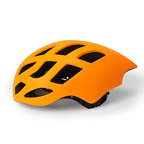 Mountain Bike Helmet : Kaper Go Pulley Helmet Mountain Bike Helmet One-piece Helmet Riding Helmet Outdoor Men And Women Sports Helmet (Color : Orange)