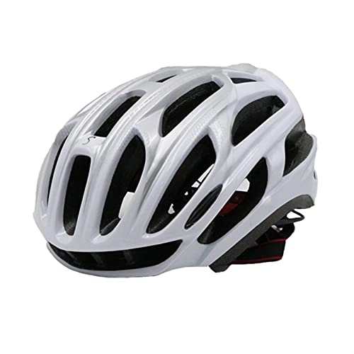 Mountain Bike Helmet : KSHYE 29 Vents Bicycle Helmet Ultralight MTB Road Bike Helmets Men Women Cycling Helmet (Color : White M)