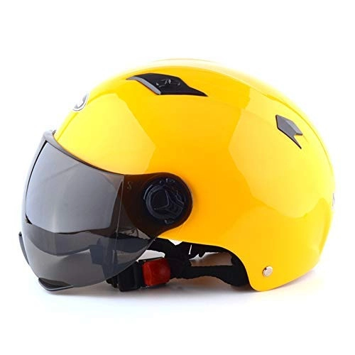 Mountain Bike Helmet : Kyman Bike helmet，Bicycle Helmets Matte Black Men Women Bike Helmet Back Light Mountain Road Bike Integrally Molded Cycling Helmets Impact resistance (Color : Red) (Color : Yellow)