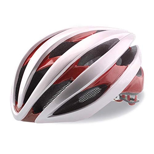 Mountain Bike Helmet : Kyman Bike helmet，Unisex Ultralight 19 Holes Road MTB Mountain Bike Bicycle Helmet Outdoor Sports Cycling Head Protect Accessories Impact resistance (Color : White Red) (Color : White Red)