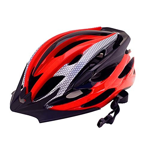 Mountain Bike Helmet : L.W.SURL Motorcycle Helmet Bike Helmet with Light weight PC Shell Adjustable Strap Bicycle Helmet for Road Mountain BMX Men Women Youth (Color : Black, Size : Free)