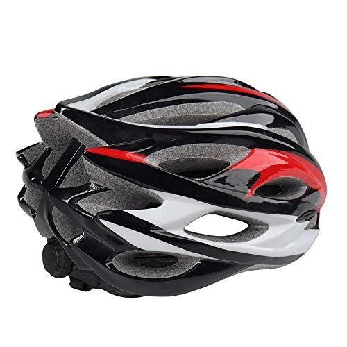 Mountain Bike Helmet : L.W.SURL Motorcycle Helmet Cycling Helmet Integrally-molded Super Light MTB Mountain Road Bicycle Helmet for Women and Men (Color : Red, Size : Free)