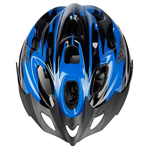 Mountain Bike Helmet : L.W.SURL Motorcycle Helmet Mountain Bicycle Helmet 18 Vents Cycle Helmet Comfortable Safety Helmet For Outdoor Sport Riding Bike (Color : Blue, Size : Free)