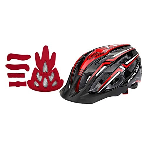 Mountain Bike Helmet : lahomia Adult Cycling Helmet USB Light Crash Hat Mountain Road Head Gaurd
