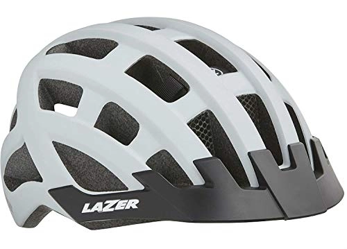 Mountain Bike Helmet : Lazer Compact DLX MIPS Mens Cycling Helmet - White, One Size / Bicycle Cycle Biking Bike Road Mountain MTB Adult Head Safety Guard Skull Protection Breathable Cool Air Vent Commute Riding Ride Wear